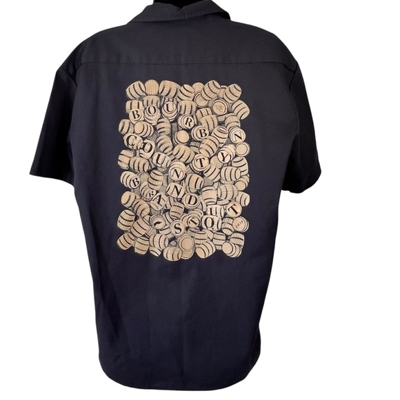 Goose island bourbon county stout dickies brand button down - Picture 1 of 8